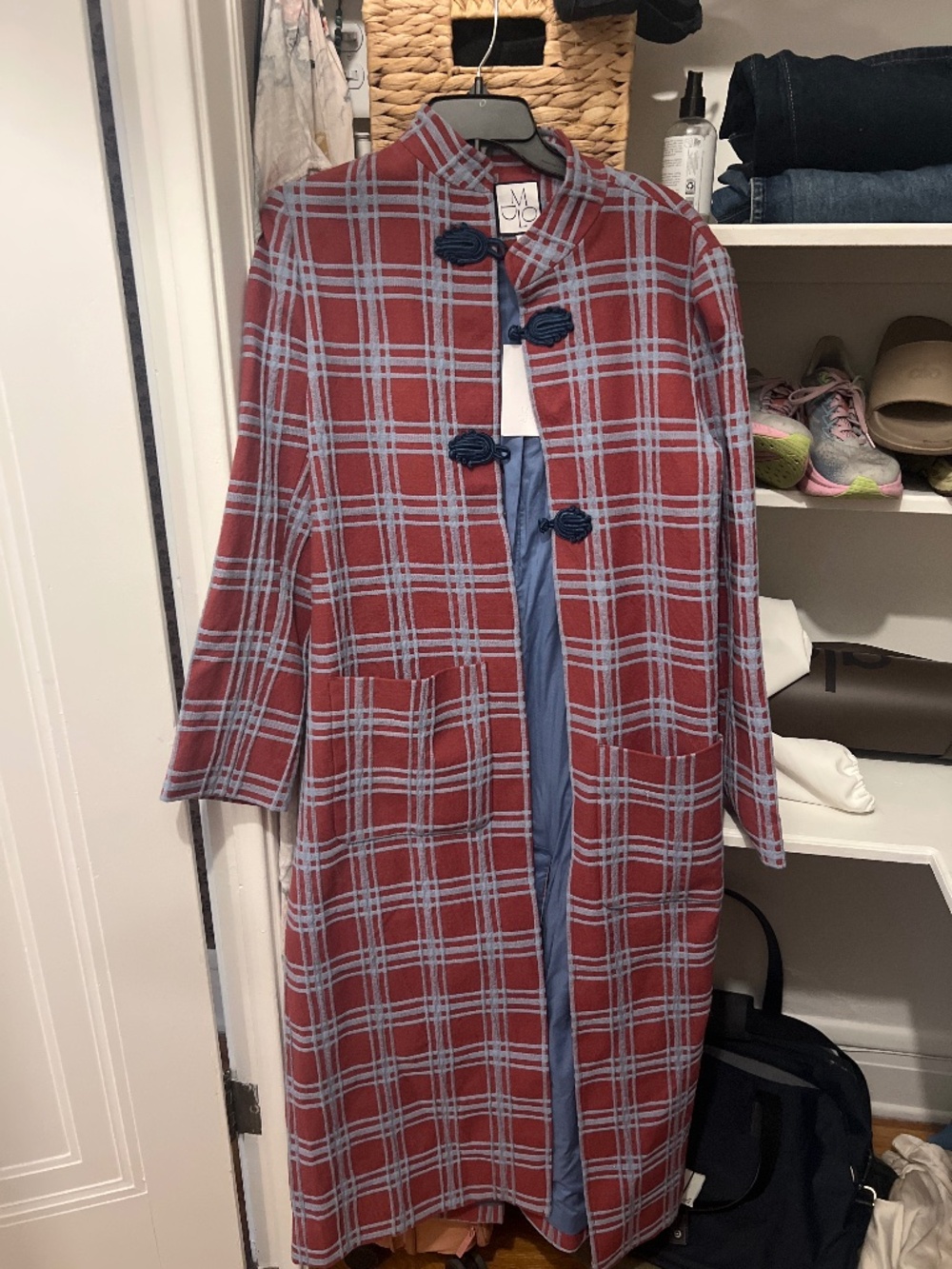 Maria de la Orden NWT plaid jacket